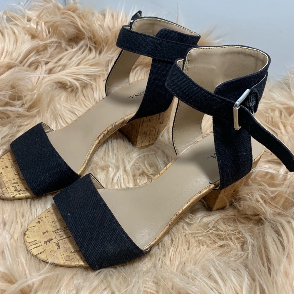 Black Sandal Wedge